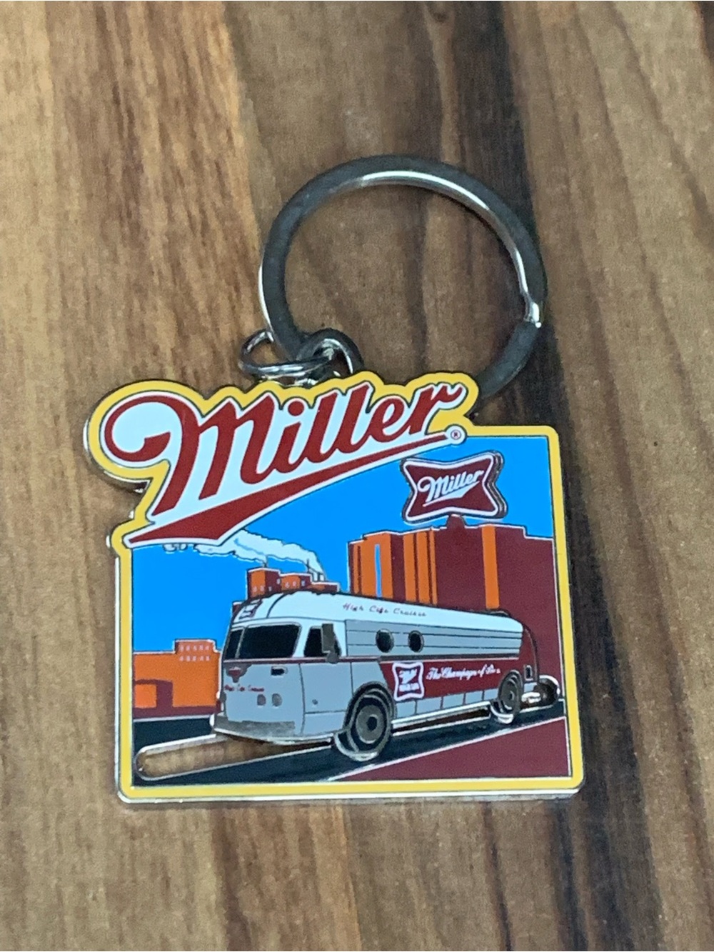 Miller Brewing Company - Milwaukee, WI collectors Keychain Bag Charm Movable
